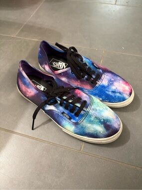 Vans Galaxy Canvas Sneakers - Blue Purple Pink